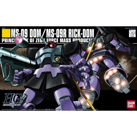 Mô hình Gundam HG MS-09 Dom / MS-09R Rick-Dom Bandai 4573102558770