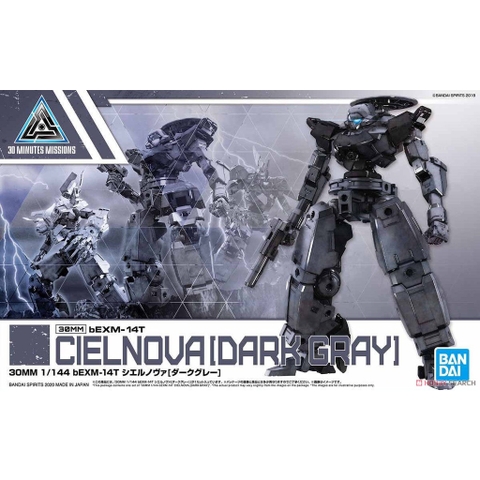 Mô hình lắp ráp  30MM 1/144 bEXM-14T CIELNOVA [DARK GRAY] Bandai