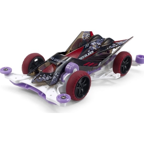 Mô hình xe đua lắp ráp chạy bằng pin Mini 4WD GEO GLIDER BLACK SPECIAL (FM-A CHASSIS) [] 95564  TAMIYA