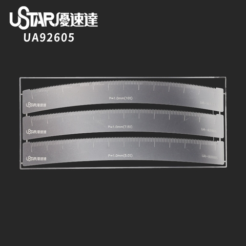 Bộ dụng cụ mô hình Gundam Ustar UA92604-UA92605 Thước đo khoảng cách lỗ màng hình cung phẳng và khắc biến đổi