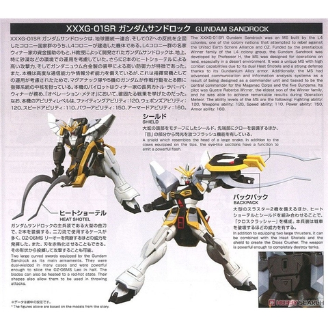 Mô hình HG Gundam Sandrock & Gundam Breaker Mobile Product Code Set Bandai 4573102578440