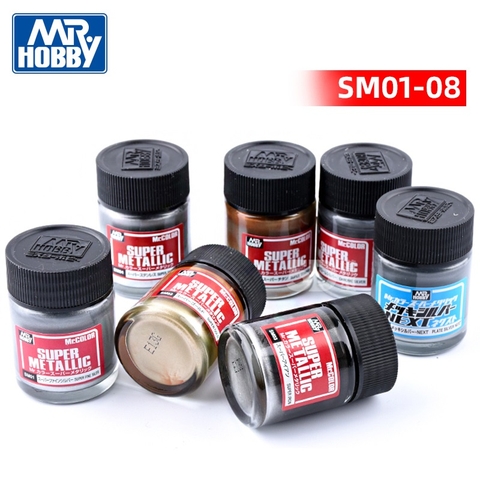 Sơn mô hình hiệu ứng siêu mạ điện SM01 - SM08 Mr Hobby