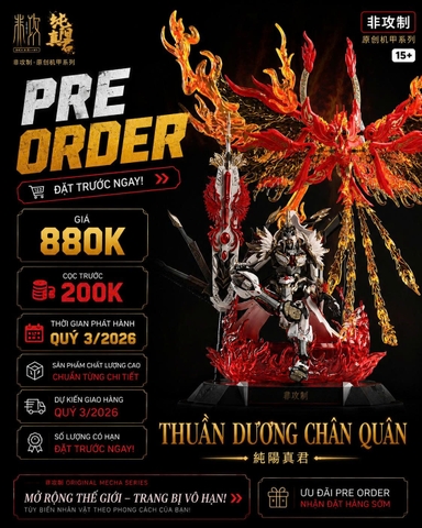 [Đặt Trước] CỌC Mô Hình Lắp Ráp Thuần Dương Chân Quân MOHISM STUDIO