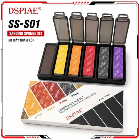 Bộ Giấy Nhám Xốp DSPIAE SS-S01 SS-S02 - Dụng Cụ Mô Hình