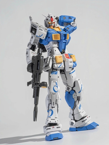 Mô Hình Lắp Ráp gundam RG 1/144 RX-78-2 Ver 2.0 With GLRSS FEATHER UNIT [KOWLOON COLOR]