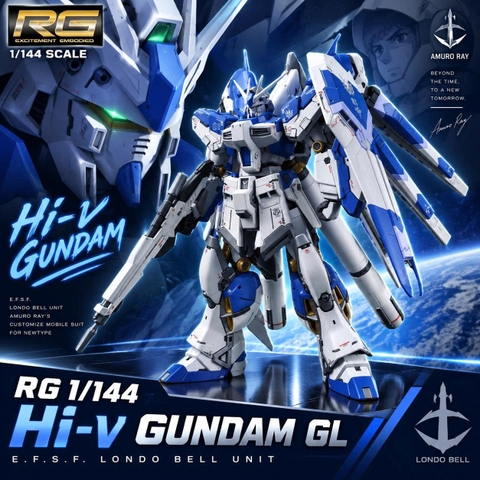 Mô Hình Lắp Ráp RG 1/144 Hi-ν GUNDAM Hi Nu GL