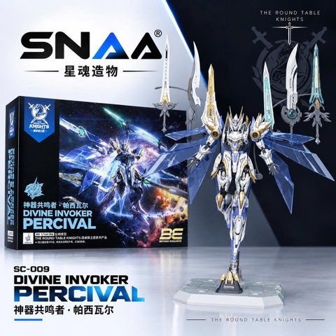Mô Hình Lắp Ráp SNAA BE 1/144 SC-009 DIVINE INVOKER-PERCIVAL (Bản Cao Cấp Full Đồ)
