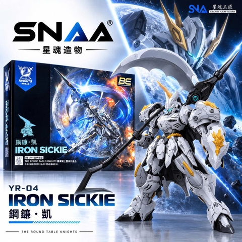 Mô Hình Lắp Ráp SNAA RG BE 1/144 IRON SICKLE (tặng kèm decal nước)