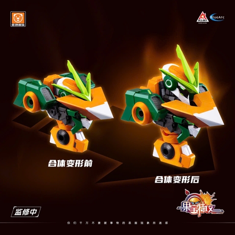 Mô Hình Lắp Ráp Fruit Robo FR-M01 Dừa Song Kiếm - Robo Trái Cây Yilichuangwan Chính Hãng