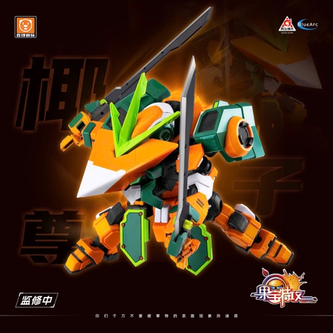 Mô Hình Lắp Ráp Fruit Robo FR-M01 Dừa Song Kiếm - Robo Trái Cây Yilichuangwan Chính Hãng