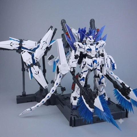 Mô Hình Lắp Ráp 1/100 MGEX 2205 B Unicorn PERFECTIBILITY (kèm LED Base, Decal Nước) Shenshou