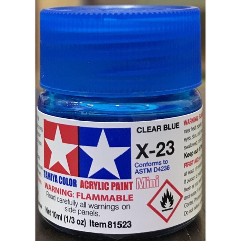 Sơn Acrylic (X21-X35) Tamiya Gốc Nước 10ml - GDC