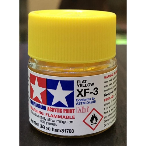 Sơn Acrylic XF1-XF20 Tamiya Gốc nước 10ml - GDC