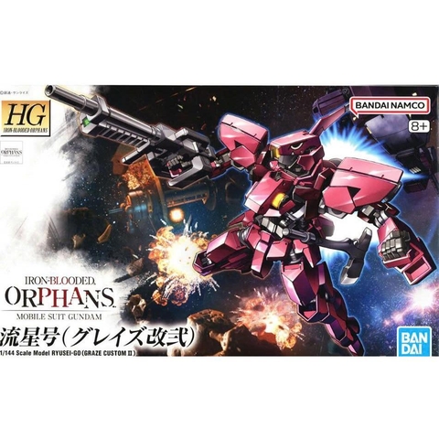 Mô Hình Lắp Ráp HG 1/144 RYUSEI-GO (GRAZE CUSTOM II) Bandai 4573102603852