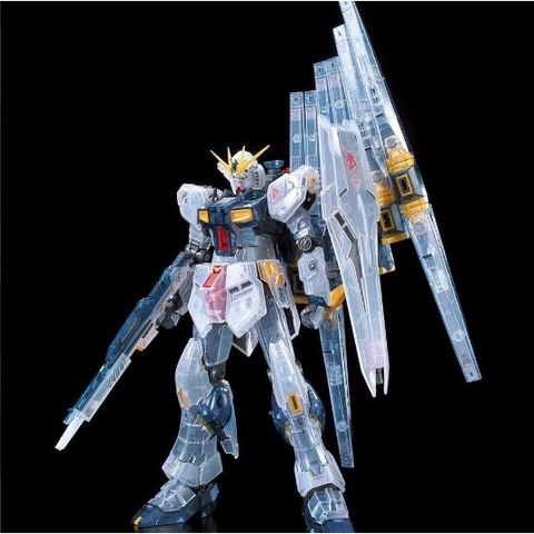 Mô hình lắp ráp RG 1/144 Nu Gundam Clear Color Limited Bandai (Phiên bản giới hạn) 4573102606150
