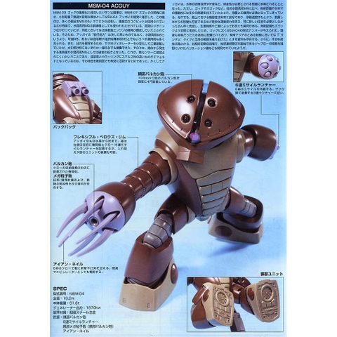Mô hình Gundam HG MSM-04 Acguy Bandai 4573102595690