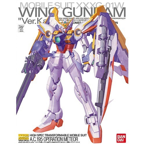 Mô hình MG XXXG-01W Wing Gundam Ver.Ka Bandai 1/100 4573102628398