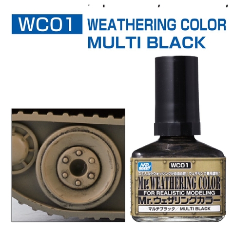 Dung dịch Mr Weathering Color  Panel Line WC01 - WC18 - WCT102 - tool hobby