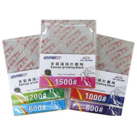 Khối đánh bóng giấy nhám xốp UA91626-UA91630 Ustar