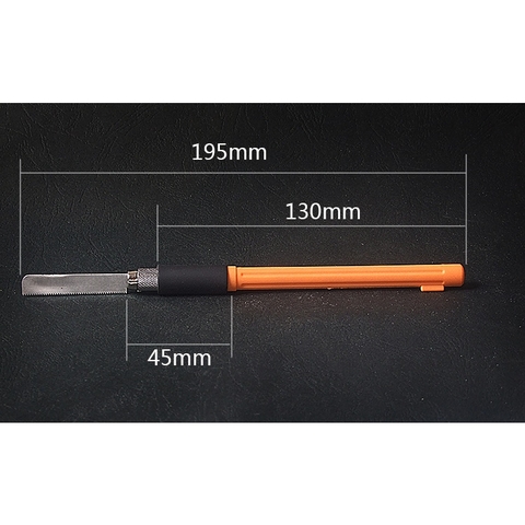 Dụng cụ mô hình cưa cầm tay mini 2 lưỡi cưa