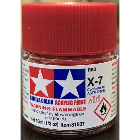 Sơn Acrylic X1-X20A Tamiya Sơn gốc nước 10ml - GDC