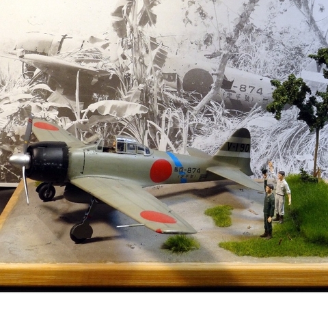 Mô hình lắp ráp máy bay quân sự 1/48 SCALE A6M3 type 32 Zero fighter 61025 TAMIYA - mô hình trưng bày, sa bàn