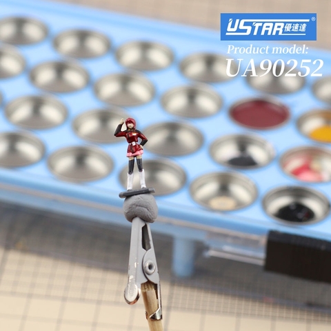 Bảng màu vẽ tay hộp lưu trữ cho công cụ tạo mô hình UA-90252 Ustar
