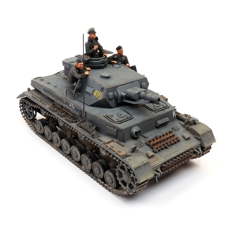 Mô hình lắp ráp xe tăng quân sự Đức 1/35 SCALE GERMAN TANK PANZERKAMPFWAGEN IV Ausf.F 35374 Tamiya