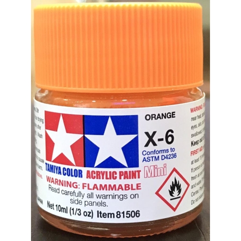 Sơn Acrylic X1-X20A Tamiya Sơn gốc nước 10ml - GDC