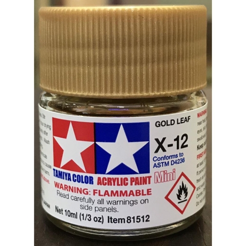 Sơn Acrylic X1-X20A Tamiya Sơn gốc nước 10ml - GDC