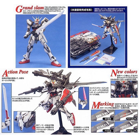 Mô hình MG GAT-X105 Strike Gundam IWSP Bandai 4573102641274