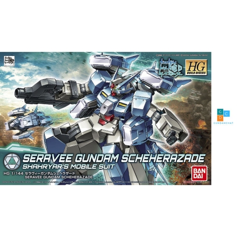 Mô hình lắp ráp HG Seravee Gundam Scheherazade Bandai - GDC