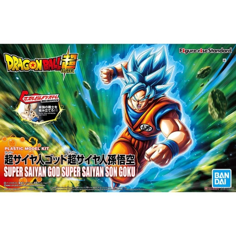 Mô hình láp ráp Figure-rise Standard Super Saiyan God Super Saiyan Son Goku Bandai 228 4573102582287