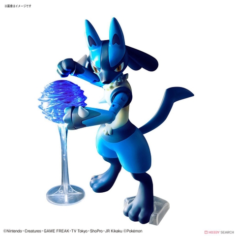 Mô hình lắp ráp Pokemon Plastic Model Collection 44 Select Series Riolu & Lucario Plastic model Bandai 4573102602718