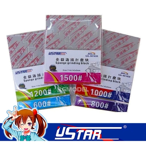 Khối đánh bóng giấy nhám xốp UA91626-UA91630 Ustar
