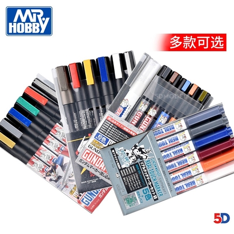 Bút Gundam Marker Set cơ bản, kim loại, tô màu…