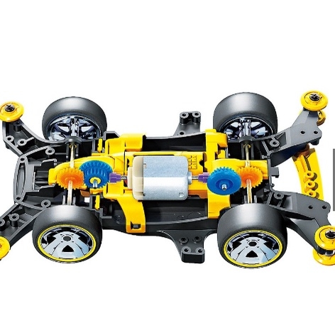 Mô hình xe đua lắp ráp chạy bằng pin Mini 4WD RISE-EMPEROR BLACK SPECIAL (MA CHASSIS) [] 95574 TAMIYA