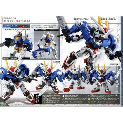 Mô hình lắp ráp SD 00 Gundam - GDC 4573102579959