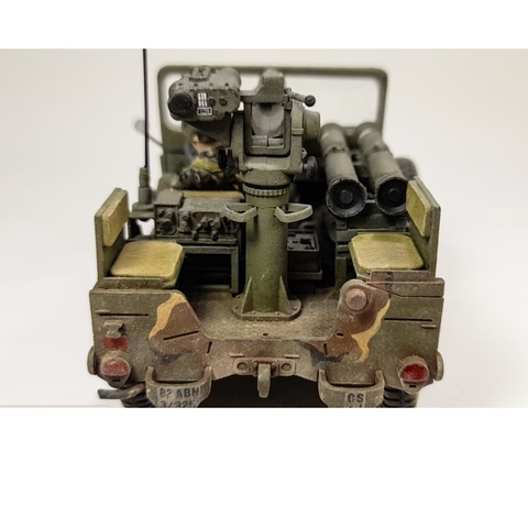 Mô hình lắp ráp xe quân sự Jeep Mỹ 1/35 SCALE U.S. M151A2 w/TOW LAUNCHER 35125 Tamiya - mô hình trưng bày, sa bàn
