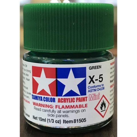 Sơn Acrylic X1-X20A Tamiya Sơn gốc nước 10ml - GDC