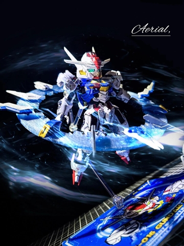 Mô Hình Lắp Ráp SUPA No. 3305 – MGSD Aerial Gundam ( Tặng kèm Base, Vòng Effect và Decal )