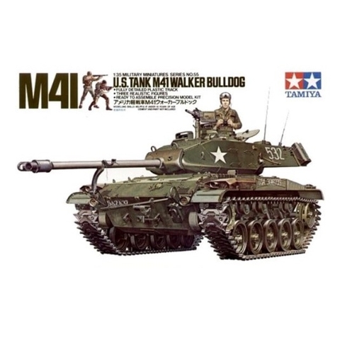 Mô Hình lắp ráp Xe Tăng quân sự Hoa Kỳ 1/35 U.S. M41 Walker Bulldog Tamiya 35055