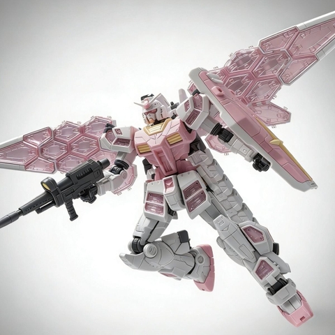 Mô Hình Lắp Ráp GaoGao HG 1/144 RX-78-2F Osaka Expo Limited Glass Wing ( Ver Pink )