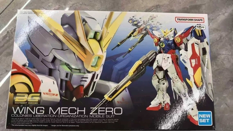 Mô Hình Lắp Ráp Jinma Model RG 1/144 Wing Mech Zero ( Tặng Base Và Decan Nước)