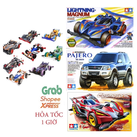 Mô hình lắp ráp xe đua Mini 4WD Tamiya 1