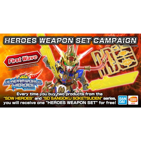 Bộ lắp ráp Effect SDW Heroes Weapon Set Campaign Bandai