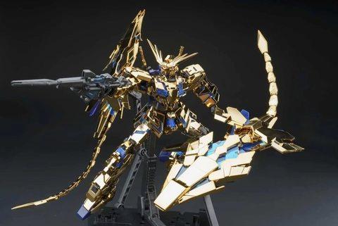 Mô Hình Lắp Ráp MGEX 9904 1/100 RX-0 Unicorn Gundam 03 Phenex Mạ Vàng Tiger Model (Tặng base, Decal nước )