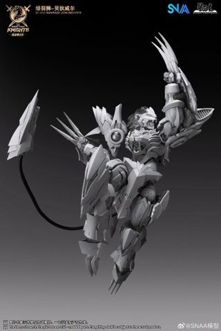 Mô Hình Lắp Ráp SNAA 1/144 RAMPAGE LION BEDIVERE - Bạo Liệt Sư - Hiệp Sĩ Bàn Tròn