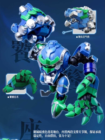 [Đang Về - Cọc 200 - Giá 550k] Mô Hình Lắp Ráp Bạo Liệt Vương FR3 V02 (Fruity Robo 3) Chính Hãng Yili Chuangwan - Robo Trái Cây