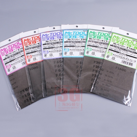 Phụ kiện công cụ Gundam giấy nhám đánh bóng mô hình Mr.hobby
